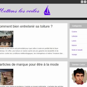 Mettons les voiles