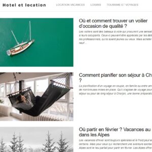 Hotel et location