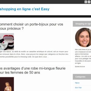 Le shopping en ligne c'est Easy