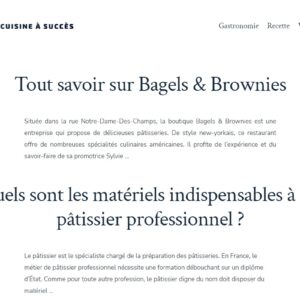Cuisine à succès